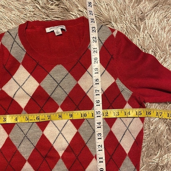 BANANA Republic Argyle Pattern‎ Long Sleeve Sweater Size XS - Picture 5 of 8